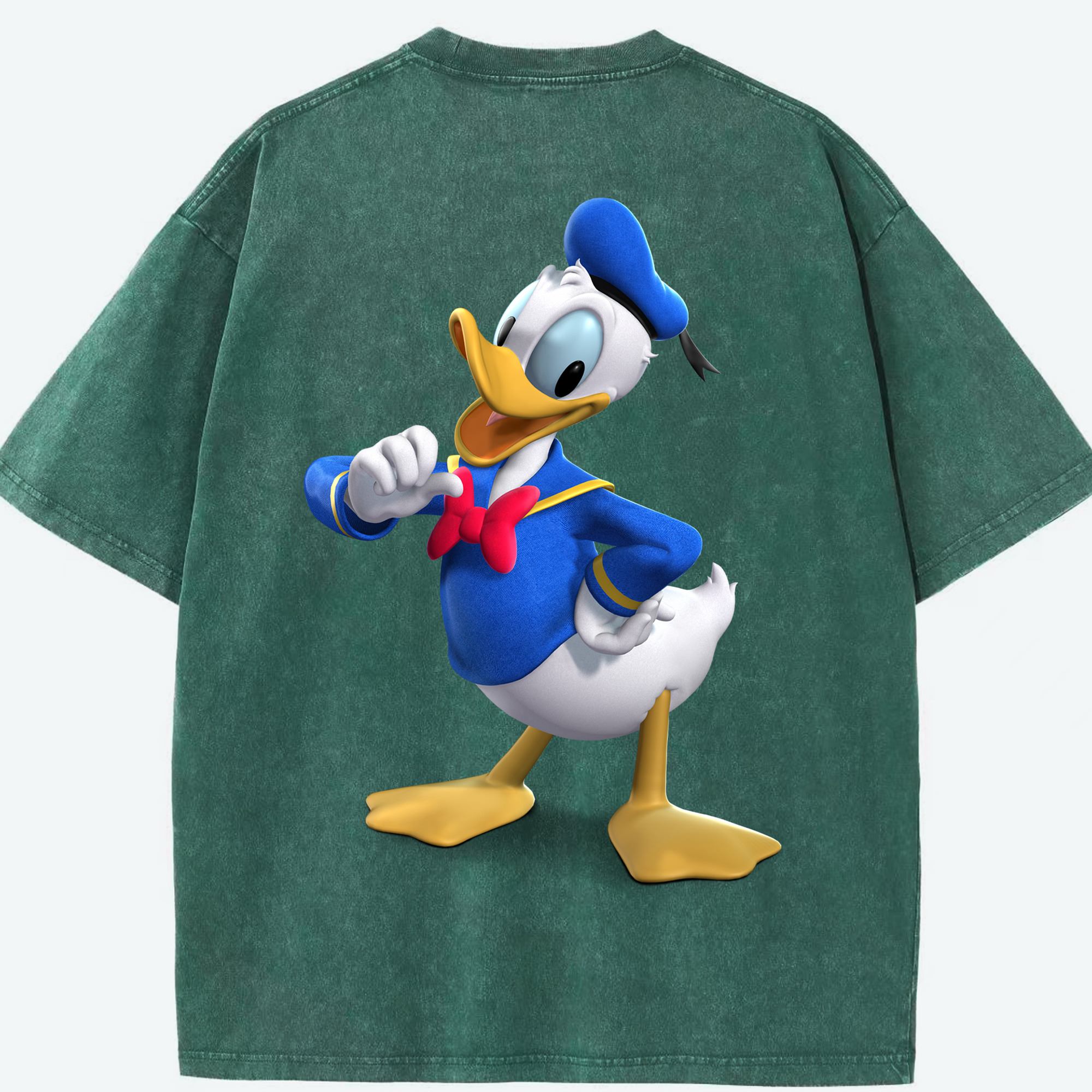 （画像用） ミッキーマウス Mickey Mouse 綿100% ヴィンテージ風 半袖Tシャツ（背面プリント）